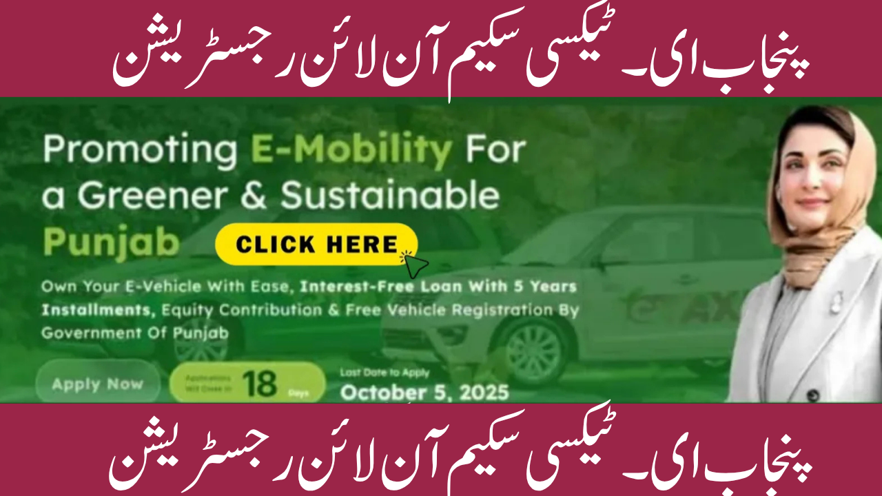 E-taxi.punjab.gov.pk Portal Online Application 2025